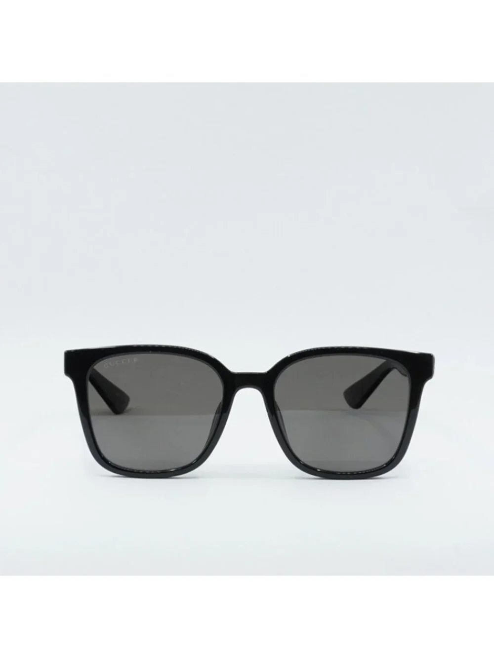 Gucci GG1346SK 002 Sunglasses Black Square Frame, Brown Polarized Lenses